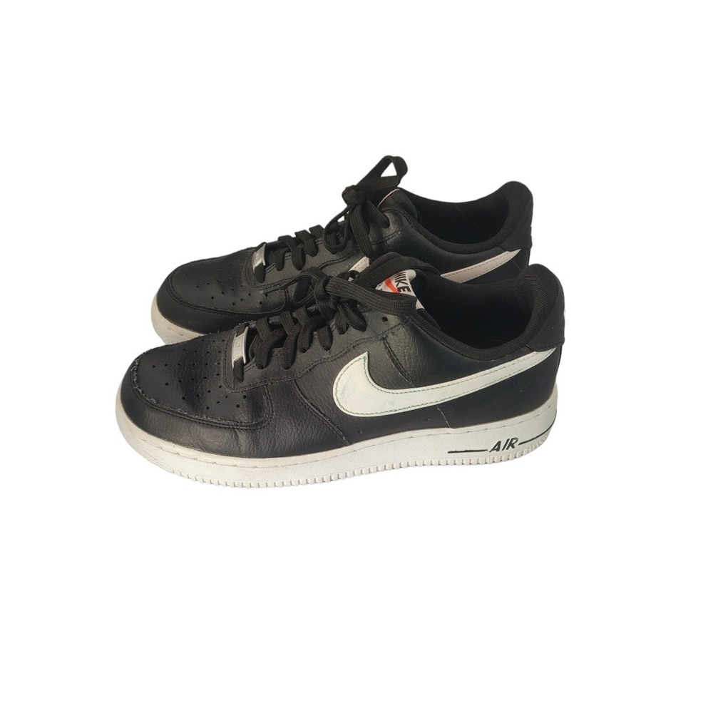 Nike Air‎ Force 1 Black & White mens 7.5
